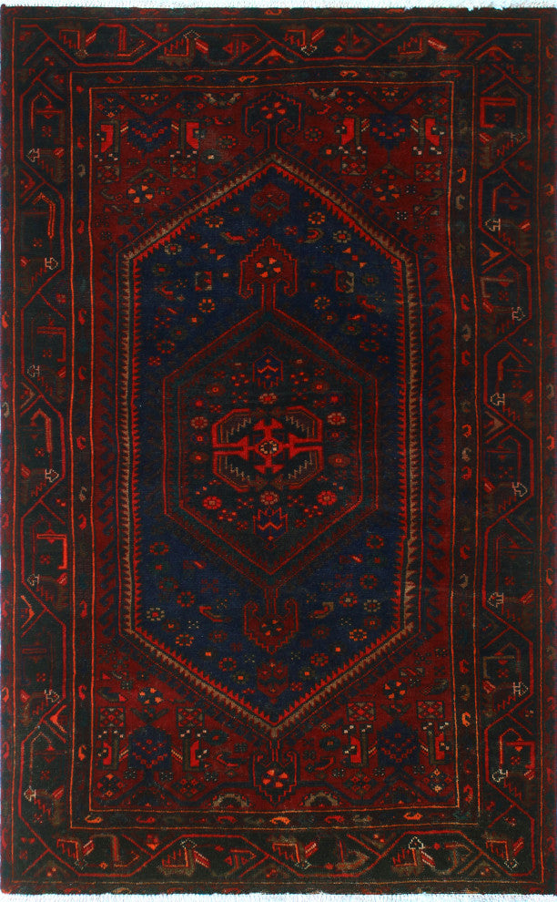 Semi-Antique Zadie Navy Rug