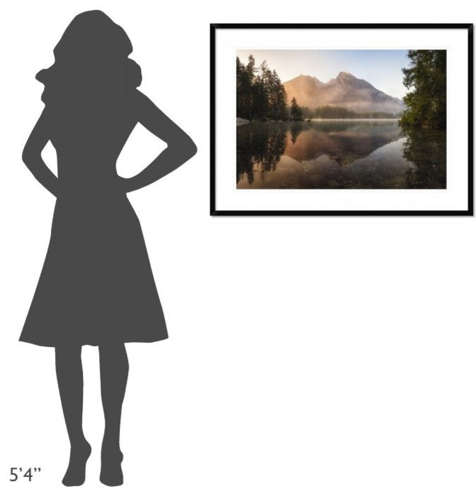 "Glowing Mist" Framed Digital Print by Daniel F., 38"x28"