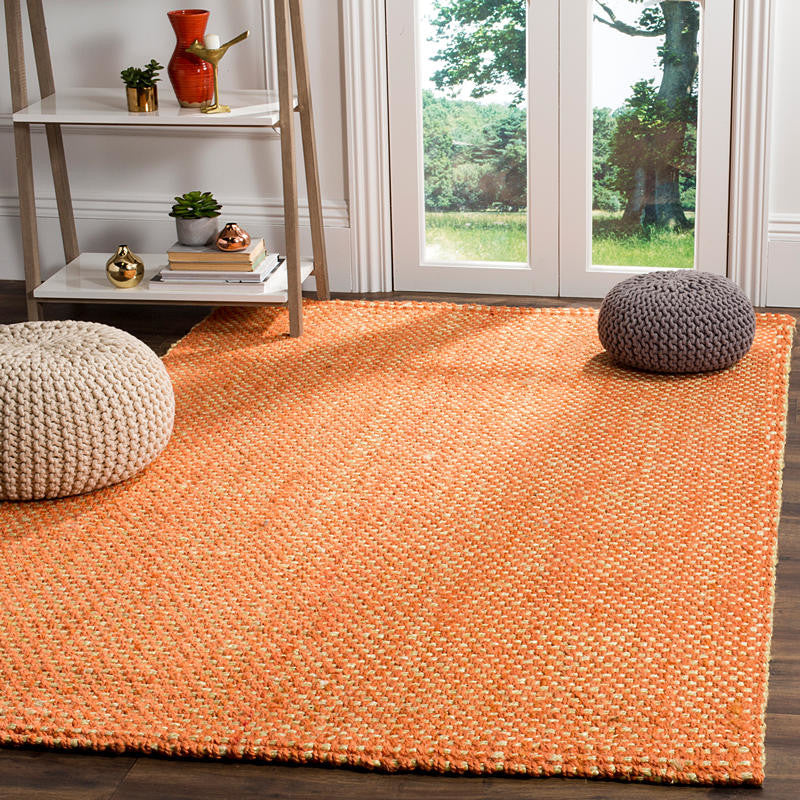 Safavieh Natural Fiber Nf262B Rug, Rust/Natural, 2'3"x8'0" Runner