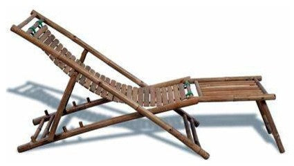 Bamboo Recliner Lounge Chair