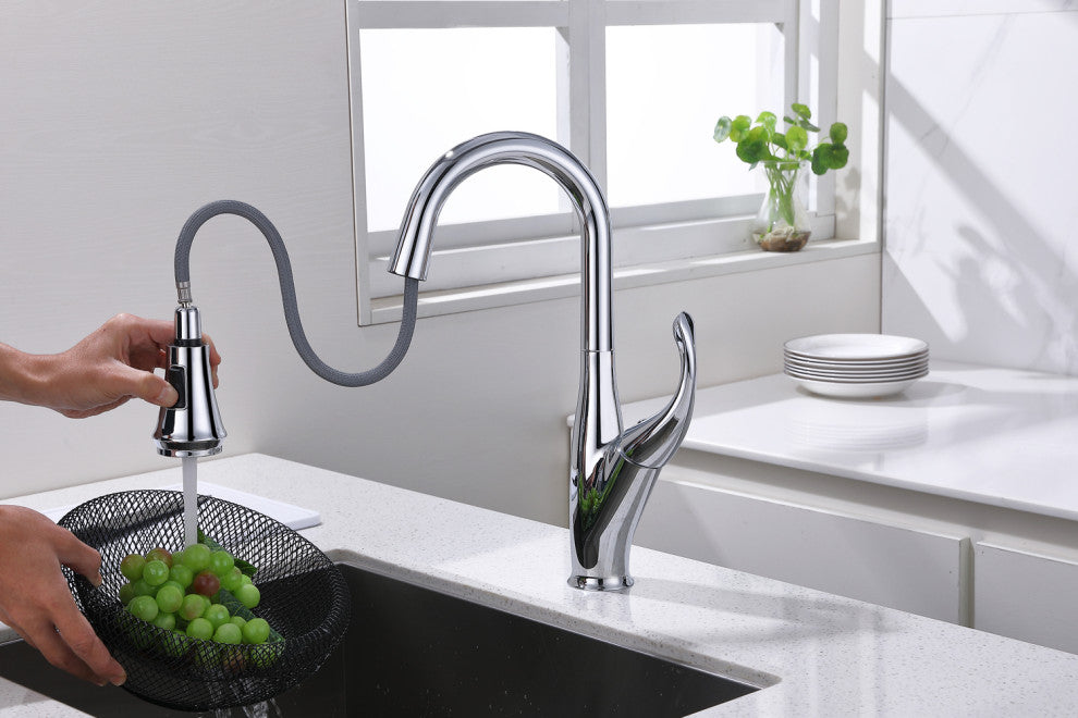 33-1/8" Topmount Stainless Steel 50/50 Double Bowl Kitchen Sink and Faucet Combo