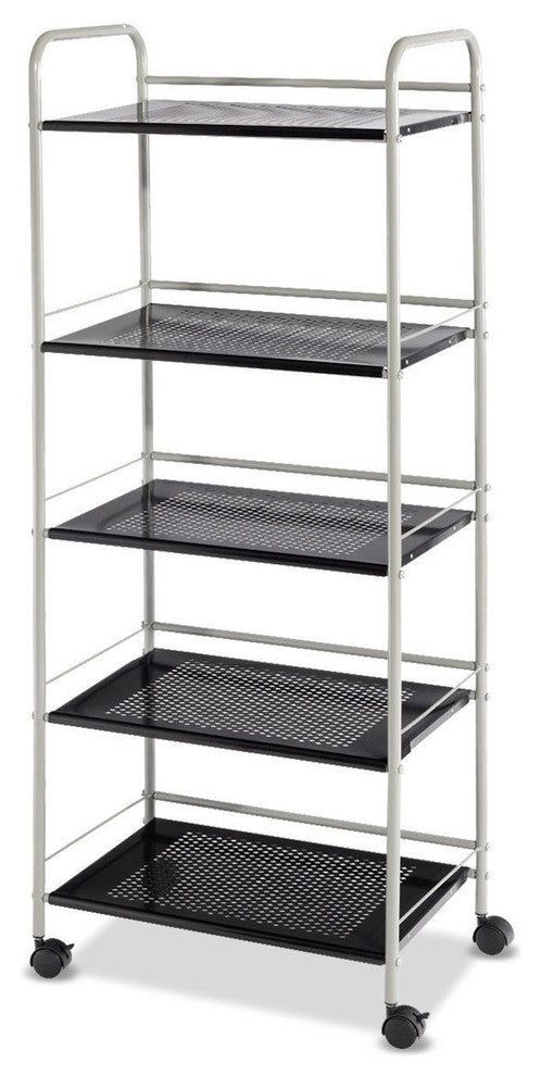 Modern 5-Tiers Storage Cart Rack Utility Shelf