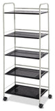Modern 5-Tiers Storage Cart Rack Utility Shelf