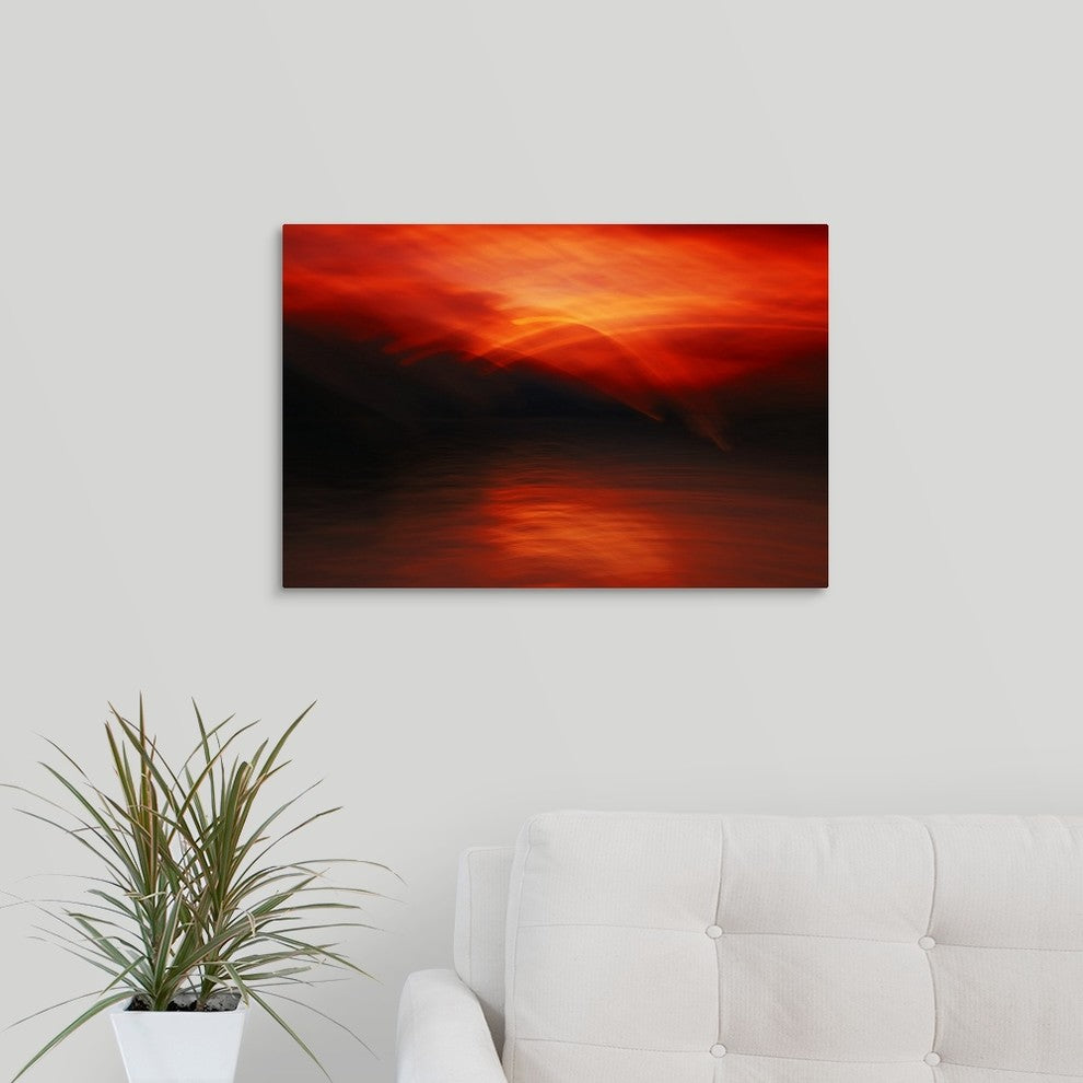 "Slocan Lake X" Wrapped Canvas Art Print, 24"x16"x1.5"