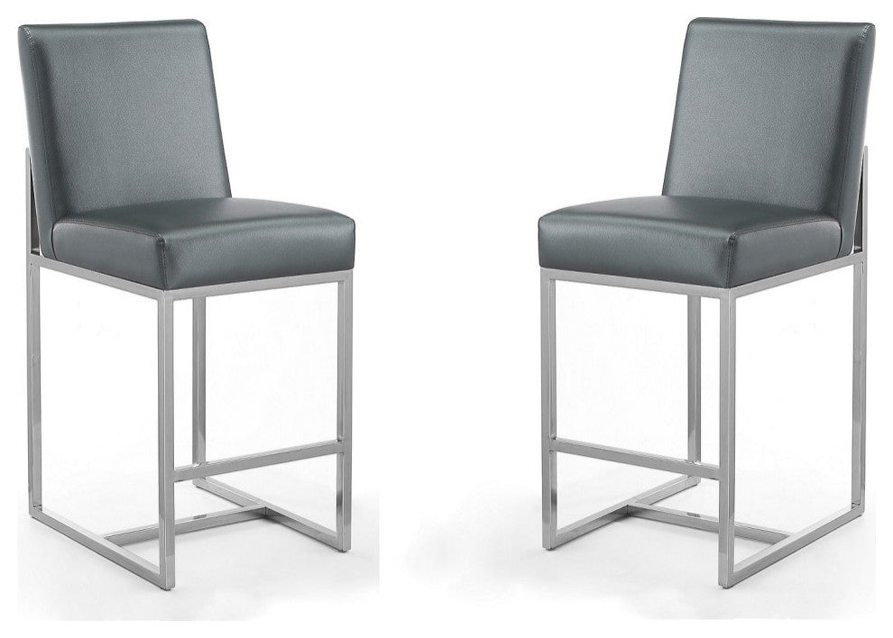 Manhattan Comfort Element Counter Stool, Set of 2