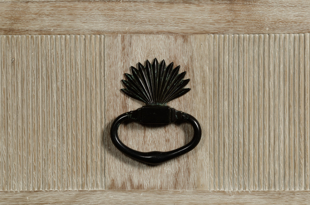 Another full white-background view of the three-drawer front.