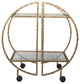 Uttermost Zelina Gold Bar Cart 25065