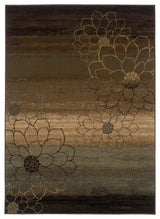 Hudson 074A1 Brown/Beige 7'8"x10'10" Rug