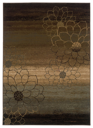 Hudson 074A1 Brown/Beige 7'8"x10'10" Rug