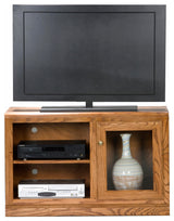 Heritage 42" TV Cart, Gold Oak