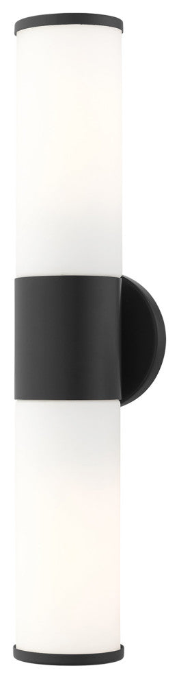 Black Contemporary, Minimal, Urban, Clean Vanity Sconce