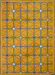 Kaleidoscope Rug, Electrode, 7'8"x10'9", Gold