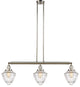 Innovations 213-PN-G664-7 3 Light Island Light, Polished Nickel