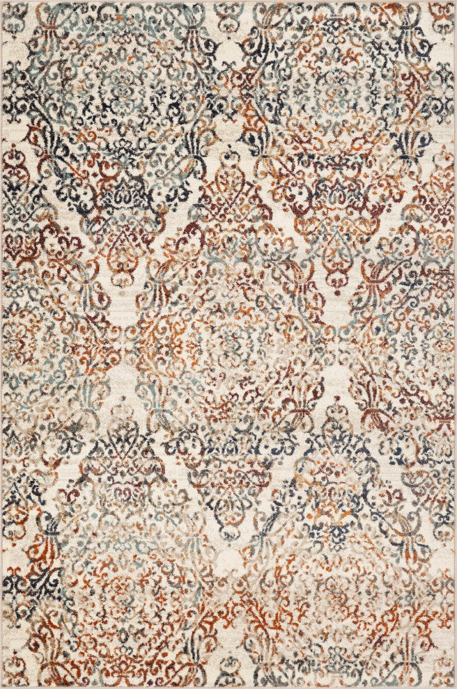 KAS Heritage 9371 Ivory Timeless Area Rug, 7'7" x10'10"