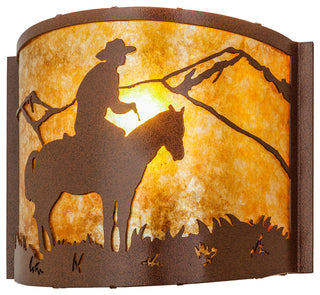 12"W Cowboy Wall Sconce
