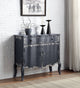 Deianira Console Table, Antique Gray Finish