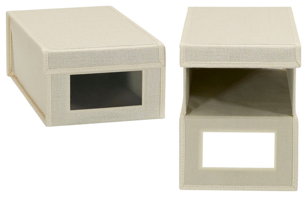 Small Drop Front Shoe Box 2 Pack