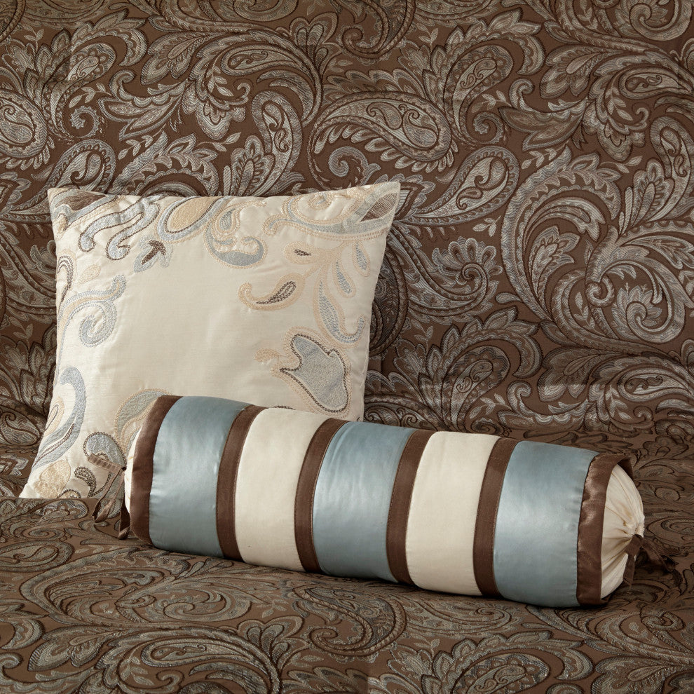 Madison Park Jacquard 12-Piece Set, Queen