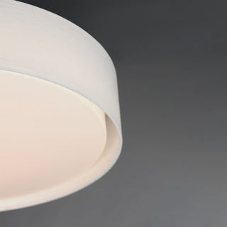 Maxim 10227 Prime 25"W LED Flush Mount Drum Ceiling Fixture - Oatmeal
