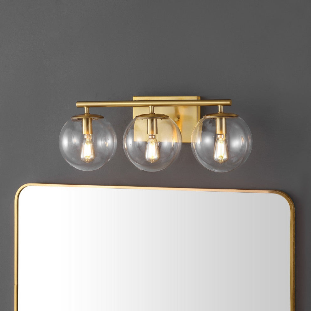 Safavieh Charlene 3Lt 19.75" Sconce, Brass
