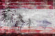 "Patriotic Palms" Print on Canvas, 45"x30"