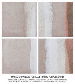 Matter Canvas Taupe Red Porcelain Floor and Wall Tile