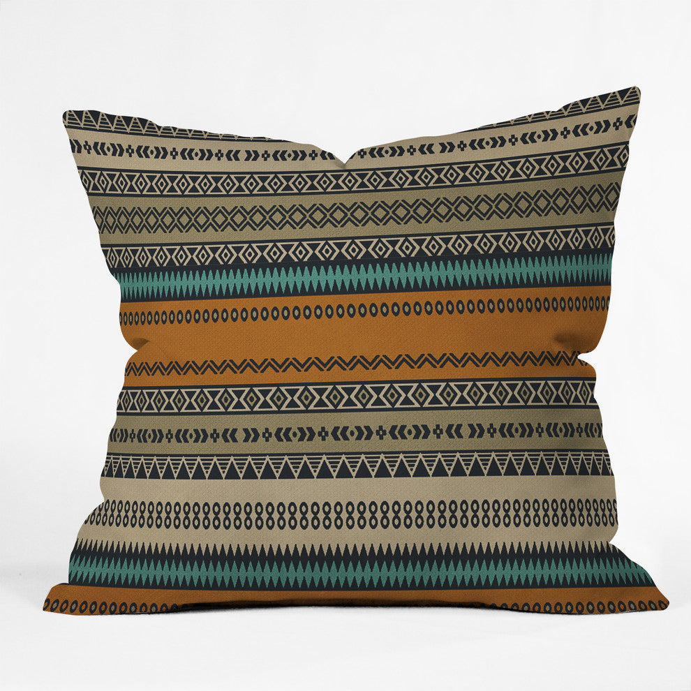 Deny Designs Viviana Gonzalez Textures Abstract Outdoor Throw Pillow, 26x26x7
