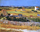 Vincent Van Gogh A Harvest Landscape With Blue Cart Wall Decal