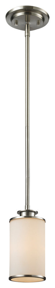 Zlite 412MP 1-Light Mini Pendant, Matte Opal