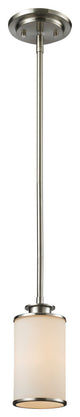 Zlite 412MP 1-Light Mini Pendant, Matte Opal