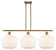 Innovations 516-3I-AB-G651-12 3-Light Island Light, Antique Brass