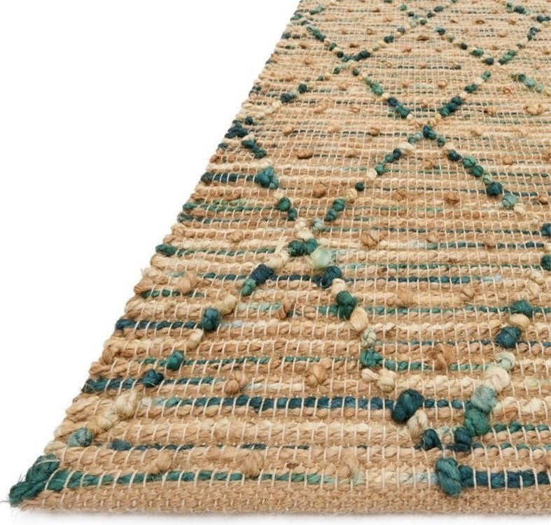 Beacon Rug, Aqua, 2'6"x7'6"