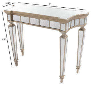 Butler Garbo Mirrored Console Table