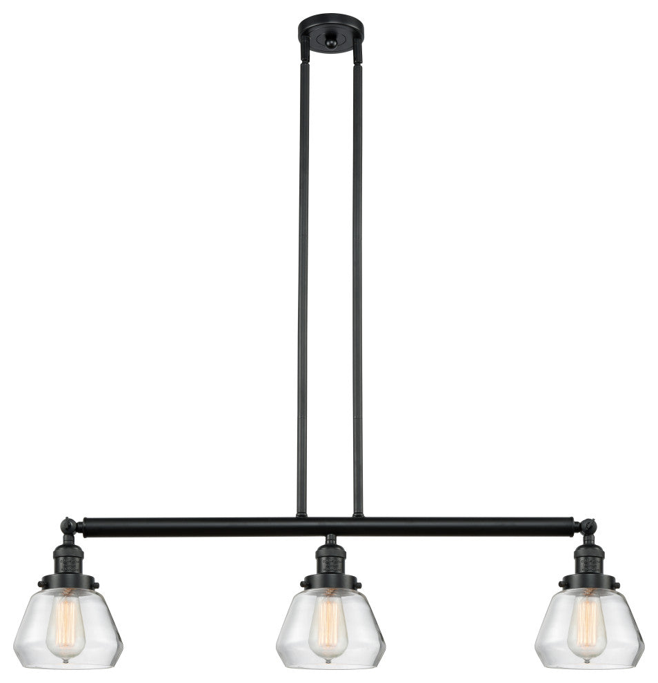 Innovations Lighting 213-Bk-S-G172 3 Light Island Light