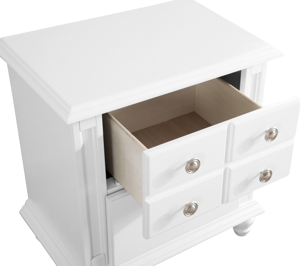 Carson Nightstand, White