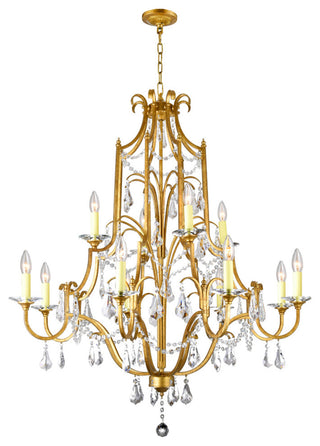 Electra Up Chandelier, 37"