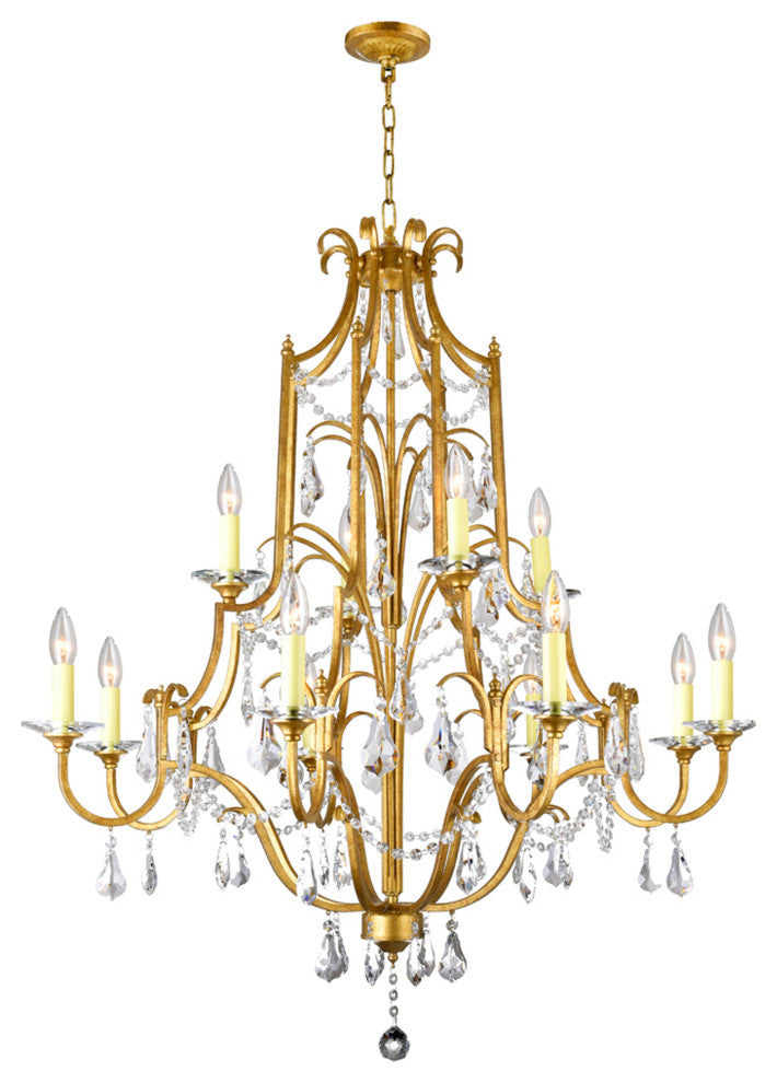 Electra Up Chandelier, 37"