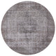Ahgly Company Indoor Round Mid-Century Modern Area Rugs, 8' Round