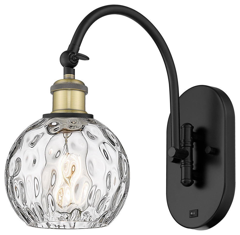 Innovations 518-1W-BAB-G1215-6-LED 1-Light Sconce, Black Antique Brass