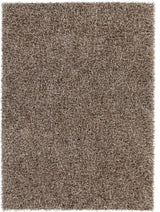 Blossom Contemporary Area Rug, Taupe, 5'x7'