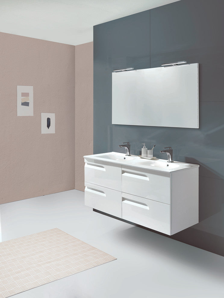 Unit 48" Vitale 2 DR White with basin