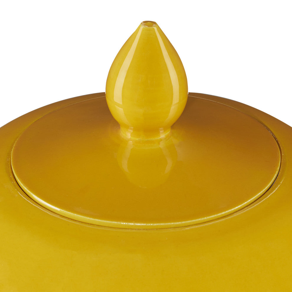 Imperial Yellow Ginger Jar