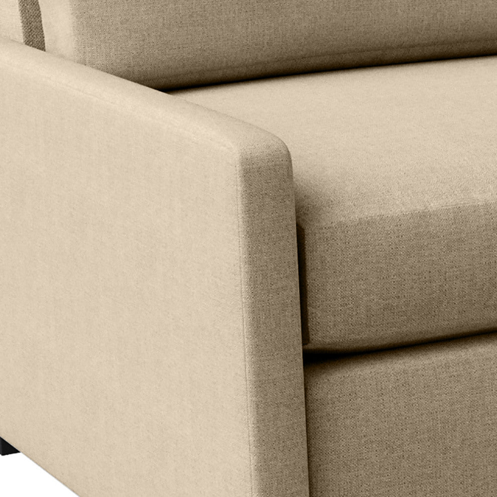 Nativa Interiors Kimpton 79" Sofa, Flax, Depth: Deep Plush