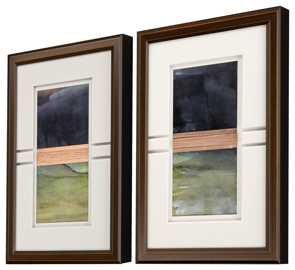 Storm II, 2-Piece Set Framed Art