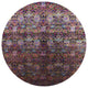 Ahgly Company Indoor Round Mid-Century Modern Area Rugs, 7' Round