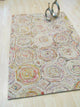 Ivory Contemporary Geometric Carla Area Rug