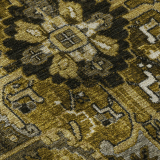 Premium Machine Washable Mayfield AMF570 Brown 2'3" x 7'6" Runner Rug