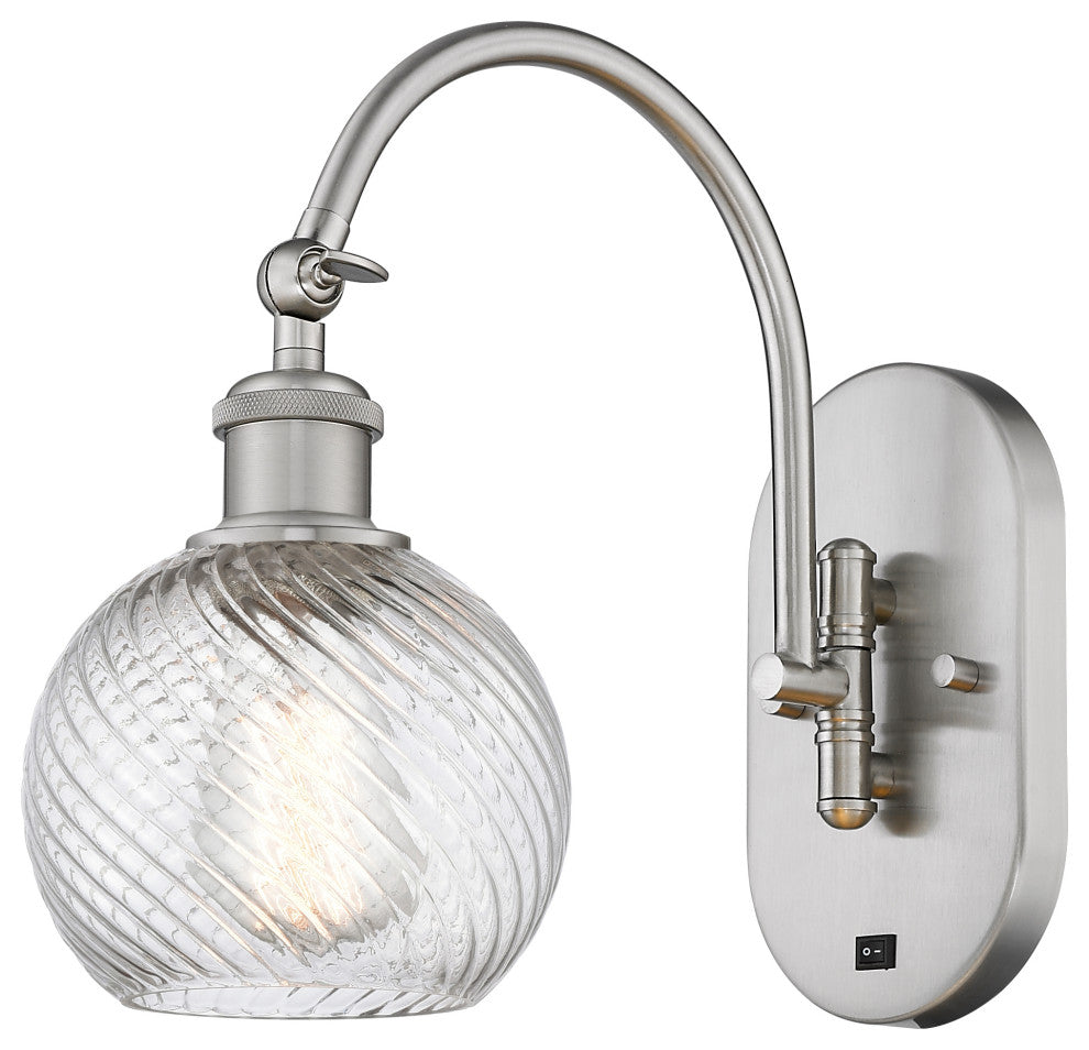 Innovations 518-1W-SN-G1214-6-LED 1 Light Sconce, Brushed Satin Nickel