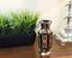 Natural Geo Brass Hexagonal Floral Bottle Decor