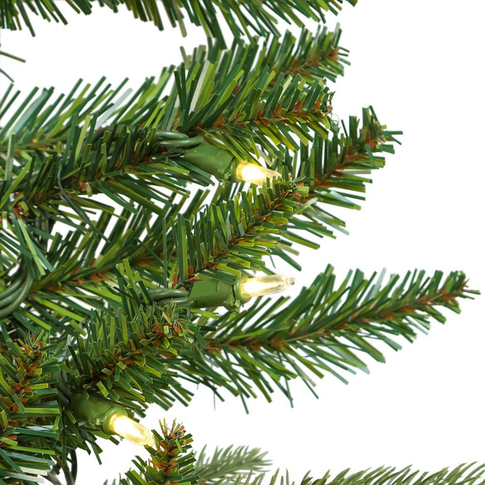 Kurt Adler 9' Pre-Lit Warm White LED Grand Fir Garland